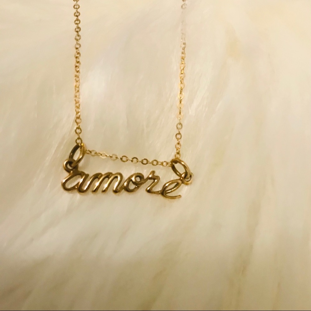 Katie Waltman “amore “ necklace